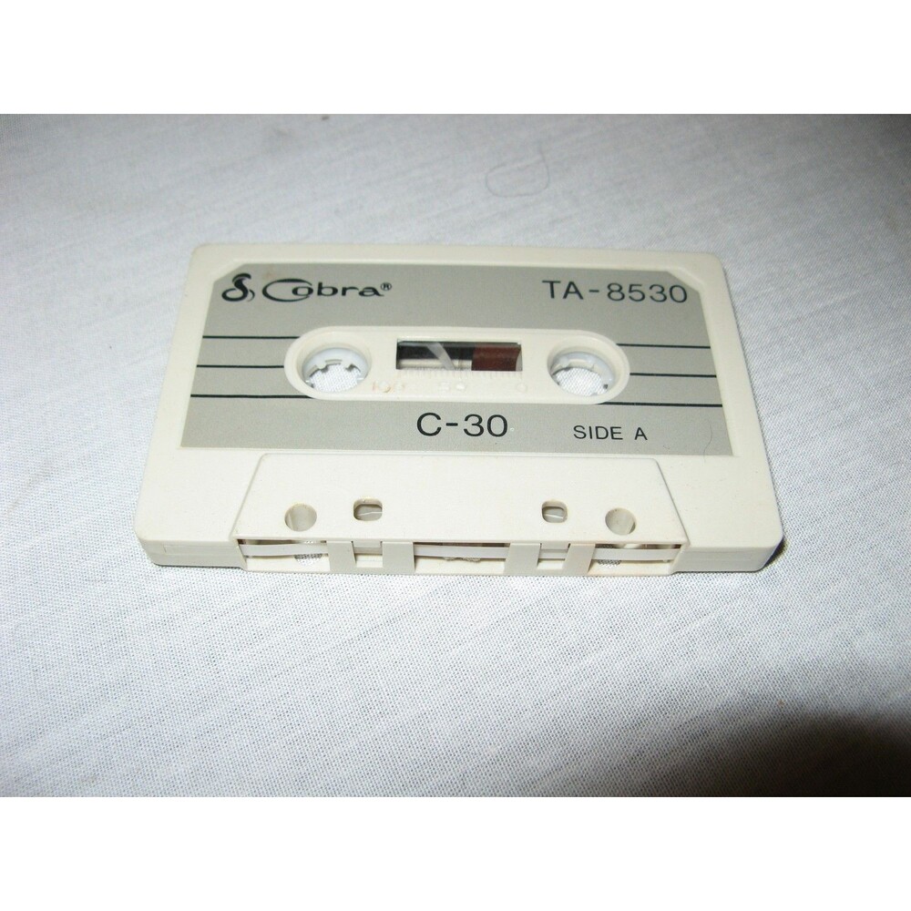 Vintage Cobra CB Radio TA-8530 Cassette Tape C-30